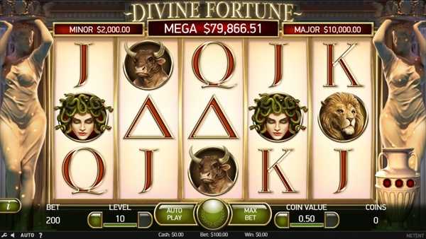 ジャックポット搭載 Divine Fortune