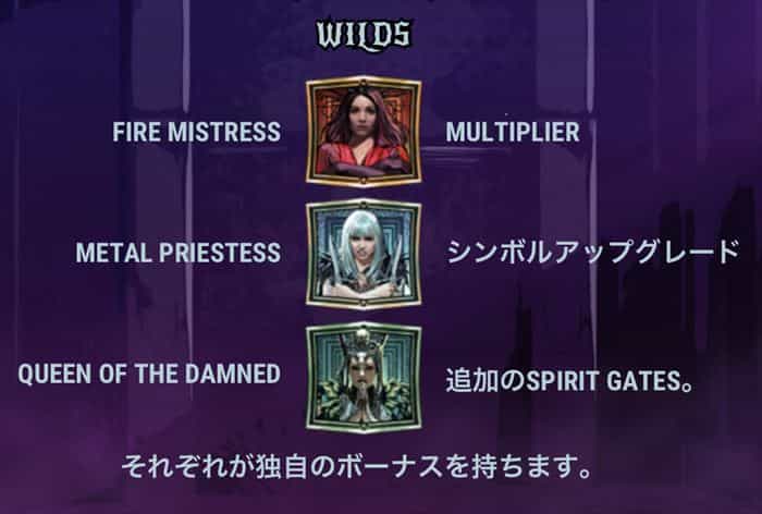 WILDシンボルの説明